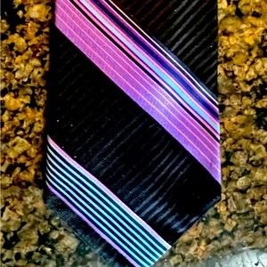 TED BAKER STRIPED MENS NECKTIE